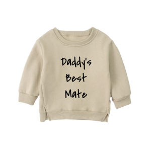 MLW By Design - Daddy's Best Mate Crew | Beige *LIMITED EDITION*