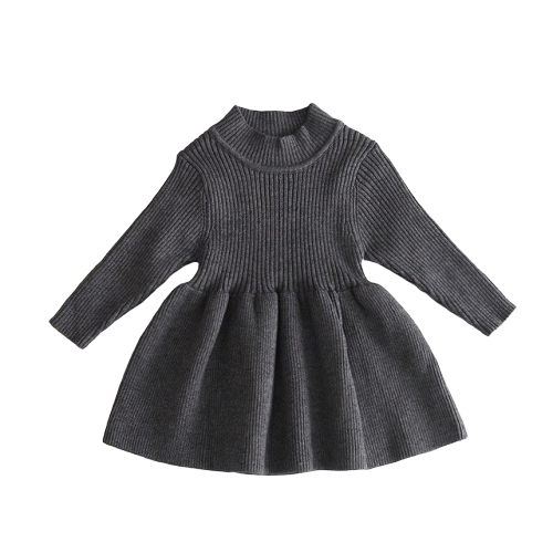 Poppy Winter Dress | Charcoal