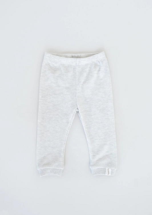 All Fenix - Mini Waffle Pants (White Marle)