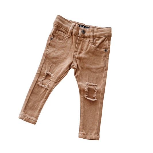 Ballerinas and Boys - Caramel Kids Skinny Jeans