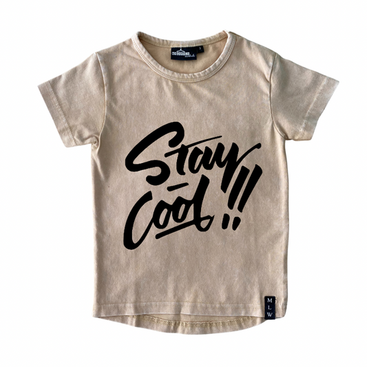 MLW By Design - Stay Cool Stonewash Top | Black or Sand