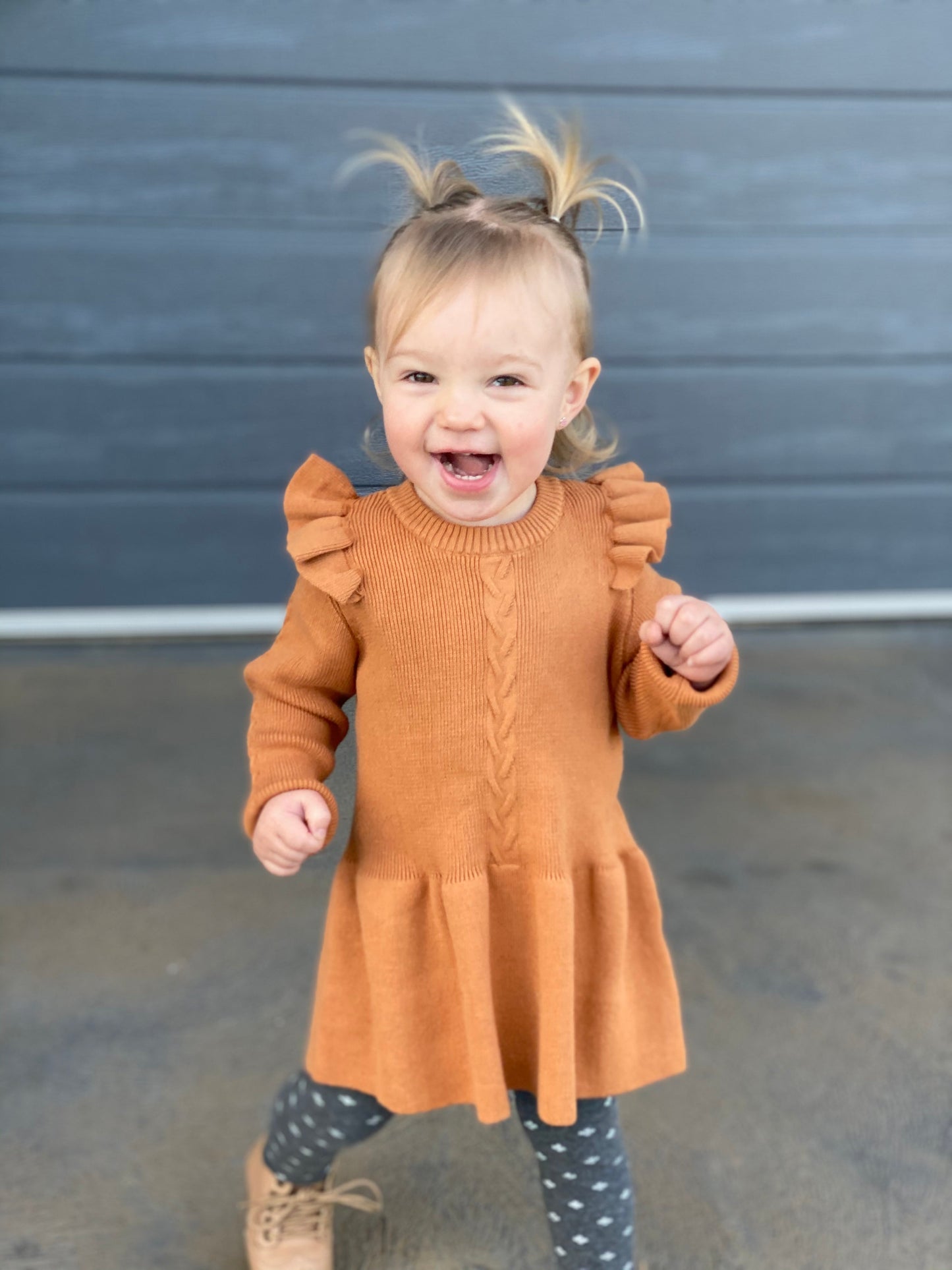 Anastacia Winter Dress | Chestnut