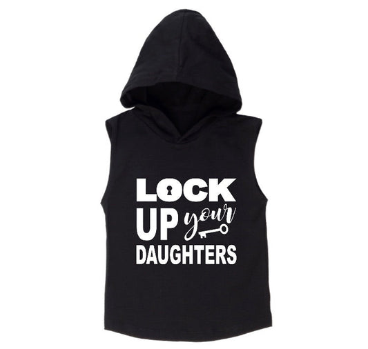 MLW By Design - Lock Up Sleeveless Hoodie | White or Black